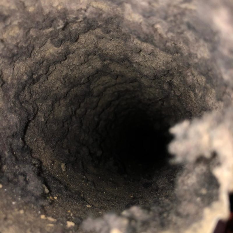 Duct cleaning before