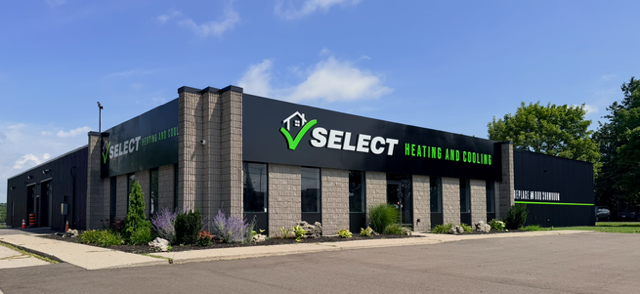 The Select Heating and Cooling building at 59 Montclair Drive, Woodstock